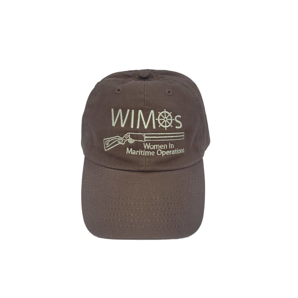 WIMOS Cap Women In Maritime Operations Houston Mtg 2022 Brown Adjustable Strap